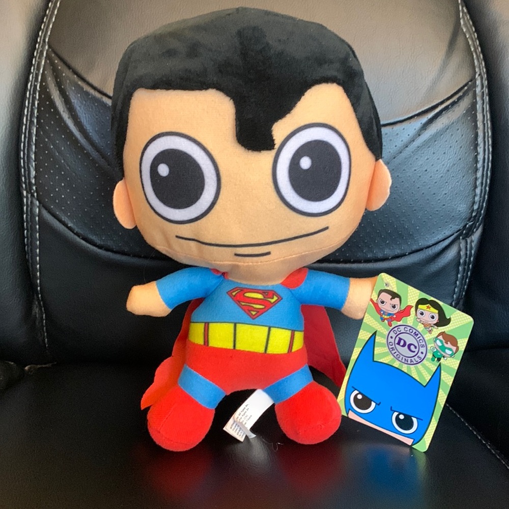 Superman Big Head Plush 10” DC Comics NWT